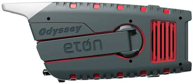 Alt view image 7 of 7 - Eton Odyssey Multi-Powered All-Band Bluetooth Emergency Radio with RDS, Red