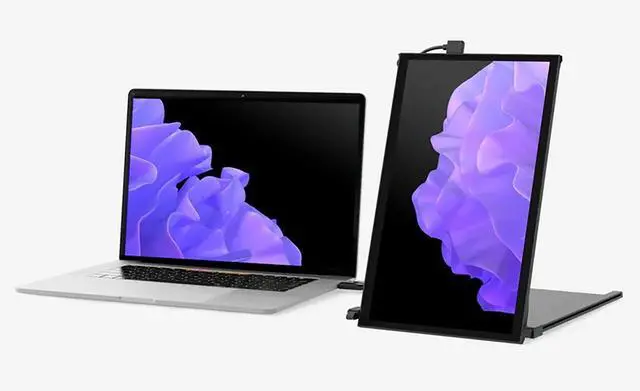 Alt view image 6 of 9 - Mobile Pixels - DUEX Plus DS 13.3" IPS LCD Monitor - Black (101-1006P04)
