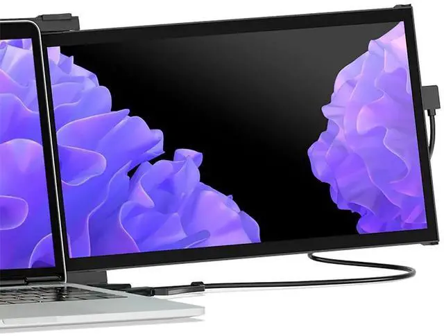 Alt view image 7 of 9 - Mobile Pixels - DUEX Plus DS 13.3" IPS LCD Monitor - Black (101-1006P04)