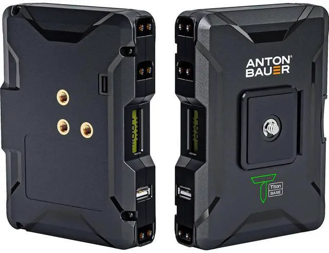 Alt view image 4 of 7 - Anton Bauer Anton/Bauer Titon Base Kit, Compatible with Canon C100, C100mkII, C300, C50, LEMO Input, Lithium Battery Pack, Battery Replacement, Quick Release Battery
