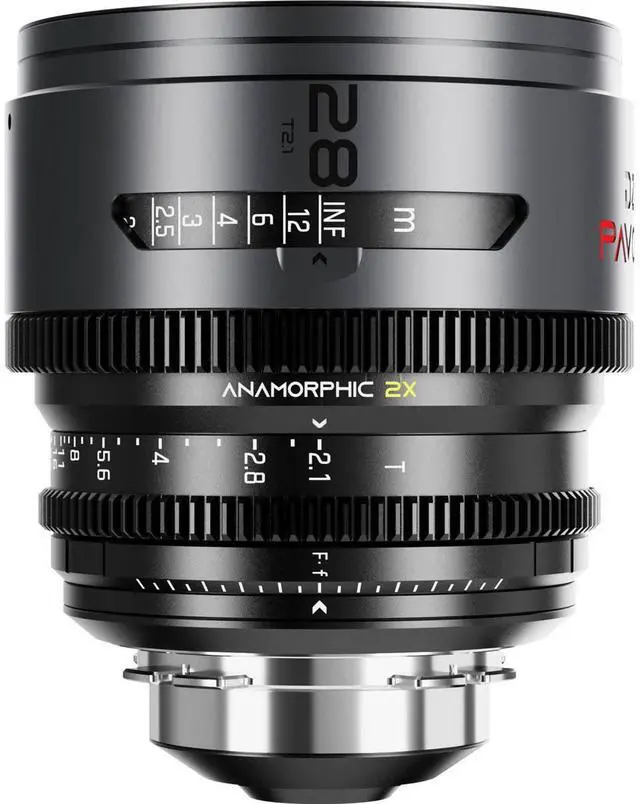 Alt view image 5 of 5 - DZOFILM DZOFilm PAVO 75mm T2.1 2x Anamorphic Prime Lens for PL/EF Mount, Neutral Coating (Feet)