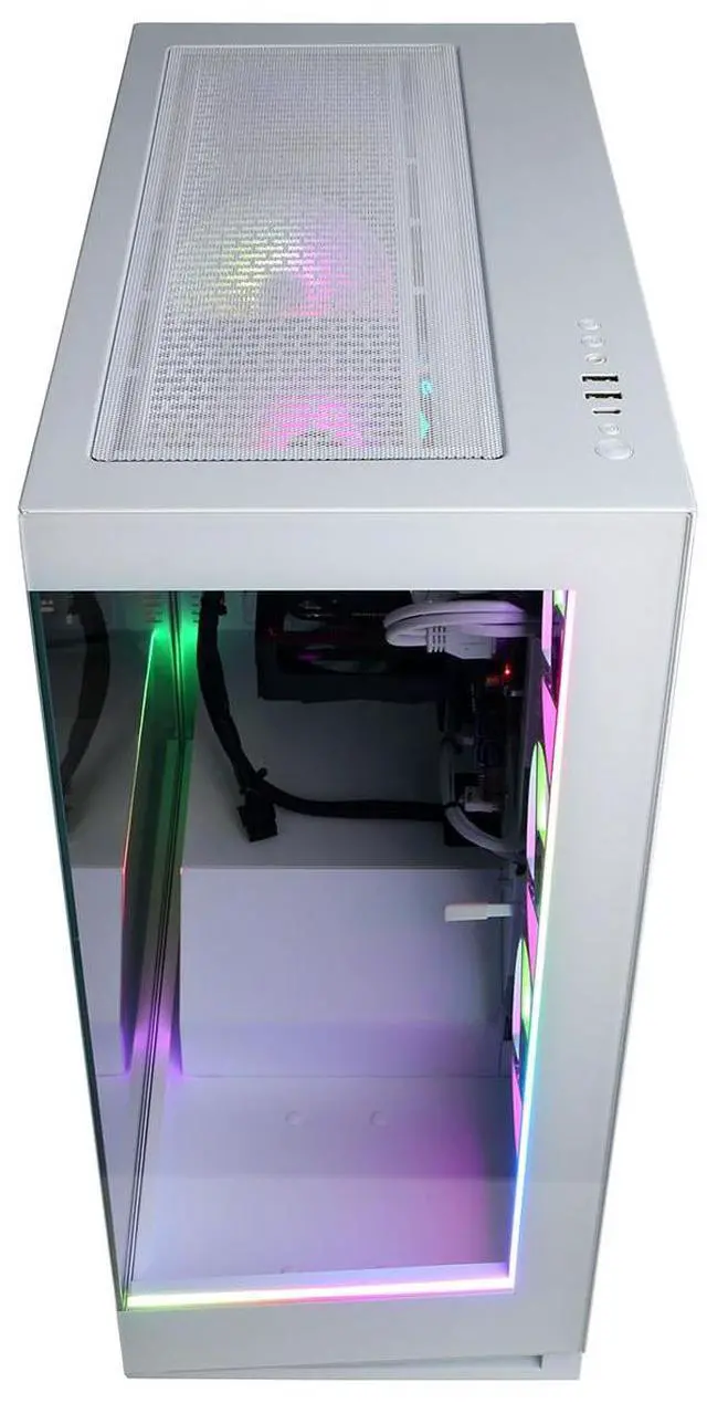 Alt view image 3 of 6 - CyberPowerPC Gamer Xtreme Gaming Desktop Computer, Intel Core Ultra 5 225F 3.3GHz, 16GB RAM, 2TB SSD, NVIDIA GeForce RTX 5060 8GB, Windows 11 Home, White