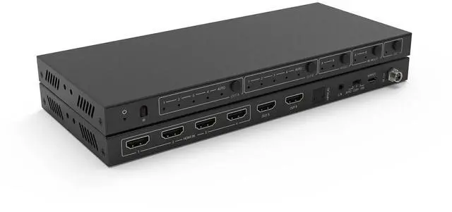 Alt view image 7 of 7 - DVDO 4x2 4K HDMI 18Gbps Matrix Switcher with Audio Outputs, Black