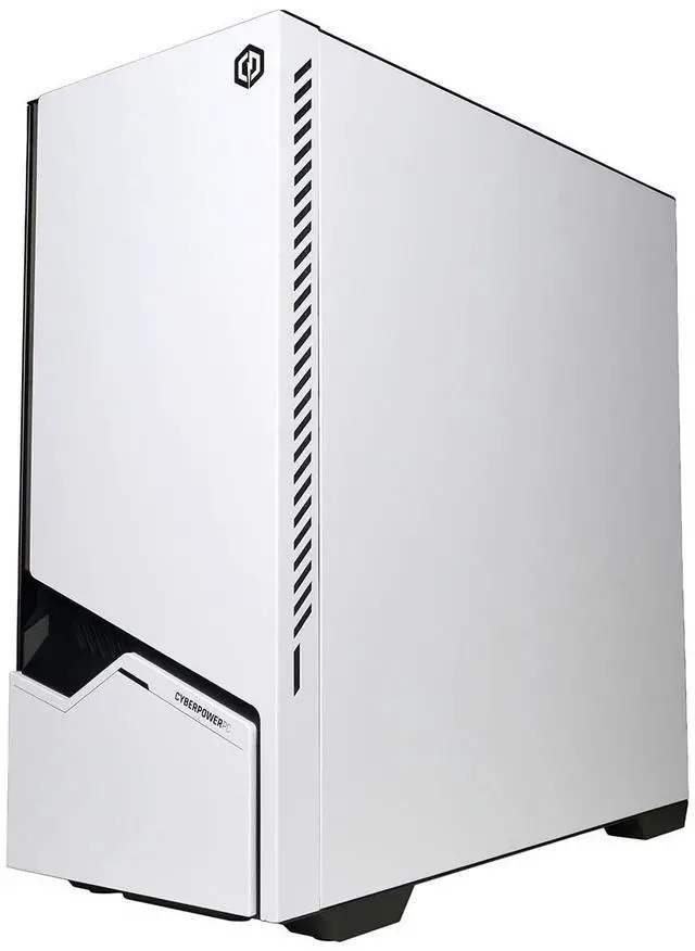 Alt view image 5 of 6 - CyberPowerPC Gamer Master Gaming Desktop Computer, AMD Ryzen 5 8400F 4.2GHz, 16GB RAM, 1TB SSD, AMD Radeon RX 9060 XT 8GB, Windows 11 Home, White