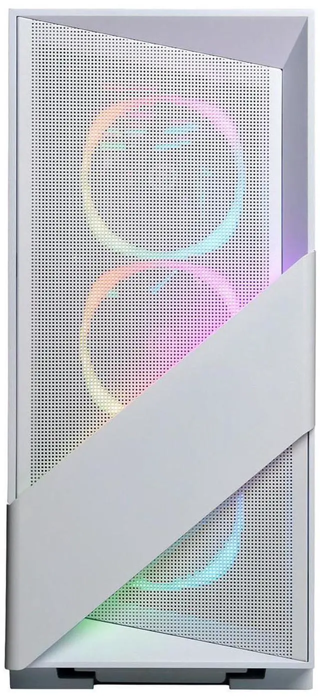 Alt view image 2 of 6 - CyberPowerPC Gamer Xtreme Gaming Desktop Computer, Intel Core i5-14400F 2.5GHz, 16GB RAM, 1TB SSD, AMD Radeon RX 9060 XT 8GB, Windows 11 Home, White