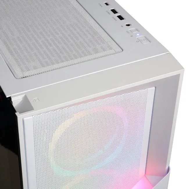 Alt view image 4 of 6 - CyberPowerPC Gamer Xtreme Gaming Desktop Computer, Intel Core i5-14400F 2.5GHz, 16GB RAM, 1TB SSD, AMD Radeon RX 9060 XT 8GB, Windows 11 Home, White