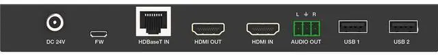 Alt view image 5 of 6 - DVDO 4K HDMI and USB-C Wall Plate Extender over HDBaseT with USB