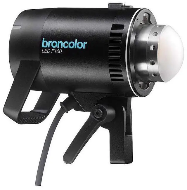 Alt view image 3 of 3 - Broncolor LED F160 Versatility Kit with F160 LED Lamphead, 2x Reflector, Li-Ion Battery
