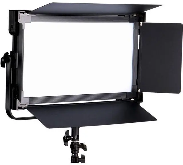 Alt view image 3 of 7 - Came-TV 1380 Bi-Color LED 2-Light Kit, Includes 2x 4-Way Barndoor, 2x Power Adapter, 2x DMX Cable, 2x AC Power Cord, Case