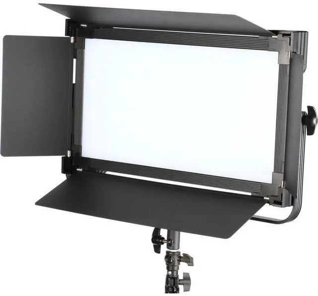 Alt view image 4 of 7 - Came-TV 1380 Bi-Color LED 2-Light Kit, Includes 2x 4-Way Barndoor, 2x Power Adapter, 2x DMX Cable, 2x AC Power Cord, Case