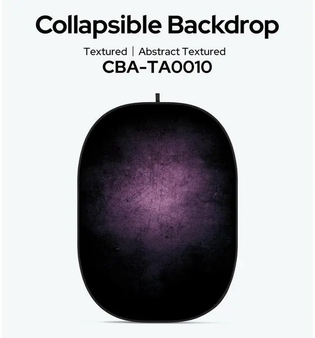 Alt view image 2 of 2 - Glow CBA-TA0010 5x6.5' Fabric Collapsible Backdrop, Abstract Textured