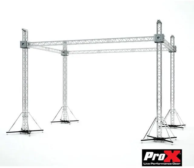Alt view image 2 of 3 - ProX XTP-GS302023 Stage Roofing System with 4 Chain Hoist, 30x20x23'