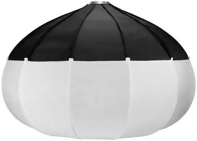 Alt view image 6 of 7 - Glow 35" Quick Ball Lantern Softbox with Deflection Disk and Skirt Set, Bowens Speed Ring