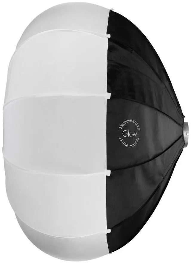 Alt view image 4 of 7 - Glow 35" Quick Ball Lantern Softbox with Deflection Disk and Skirt Set, Bowens Speed Ring