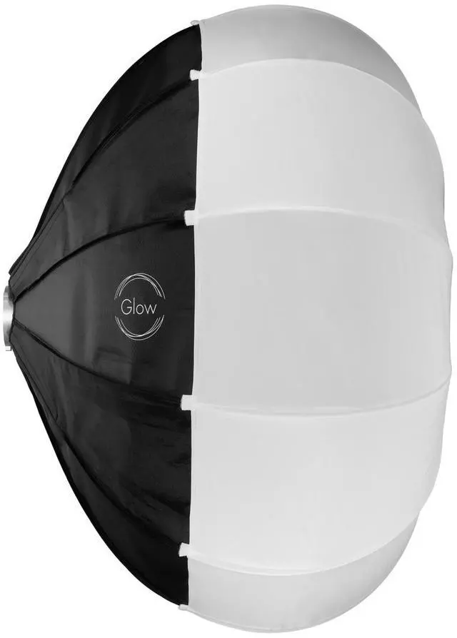 Alt view image 3 of 7 - Glow 35" Quick Ball Lantern Softbox with Deflection Disk and Skirt Set, Bowens Speed Ring