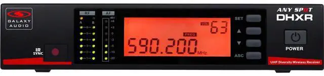 Alt view image 10 of 10 - Galaxy Audio DHXR/HH65 Handheld Wireless Microphone System - D (584-607 MHz)