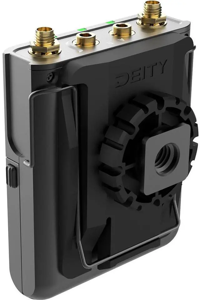 Alt view image 3 of 7 - Deity Microphones Theos Digital 2-Person Camera-Mount Wireless Omnidirectional Lavalier Microphone System, 550-663MHz