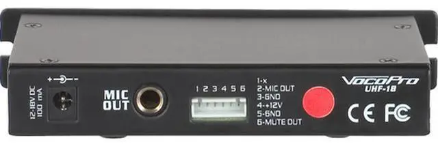 Alt view image 12 of 12 - VocoPro - (UHF-18-10 Single Channel UHF Wireless Mic System