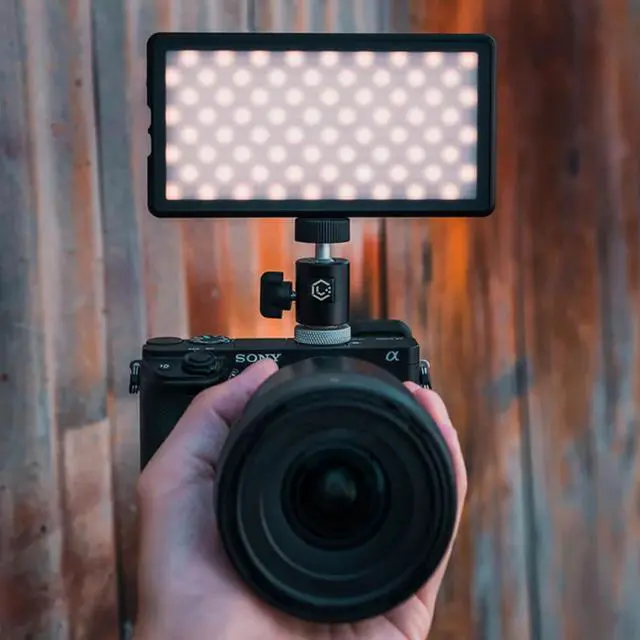 Alt view image 4 of 4 - Lume Cube Hot Shoe Mount with Stand for DSLR Camera
