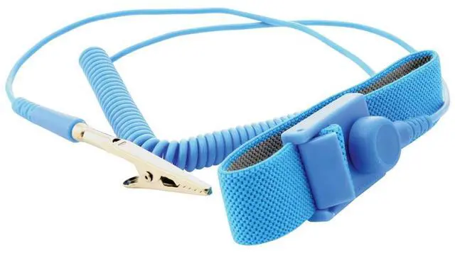 Alt view image 2 of 6 - Green Extreme 6' Anti-Static Wrist Strap, 10-Pack Adjustable Anti Static Wrist Strap, Blue