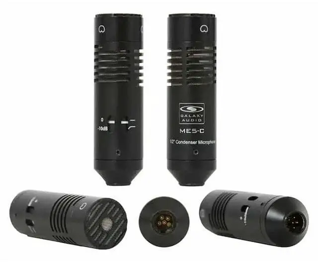 Alt view image 4 of 4 - Galaxy Audio CBM-5 Carbon Boom Microphone with 24" Floor Stand, 20-20000Hz Frequency Response, 100ohms Impedance