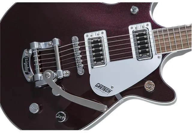 Alt view image 6 of 7 - Gretsch G5232T Electromatic Double Jet FT Guitar, Black Walnut Fingerboard, Dark Cherry Metallic