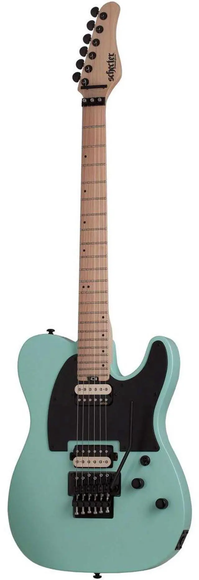 Alt view image 2 of 11 - Schecter Guitar Research SVSS PT-FR Maple Fingerboard Electric Guitar Sea Foam Green