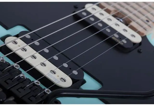 Alt view image 11 of 11 - Schecter Guitar Research SVSS PT-FR Maple Fingerboard Electric Guitar Sea Foam Green