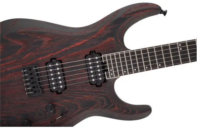 Alt view image 6 of 7 - Jackson Pro Series Dinky DK2 Modern Ash HT6 Electric Guitar, Ebony Fingerboard, Baked Red