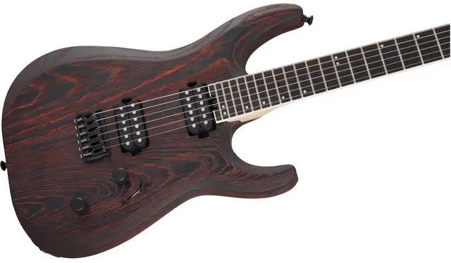 Alt view image 7 of 7 - Jackson Pro Series Dinky DK2 Modern Ash HT6 Electric Guitar, Ebony Fingerboard, Baked Red
