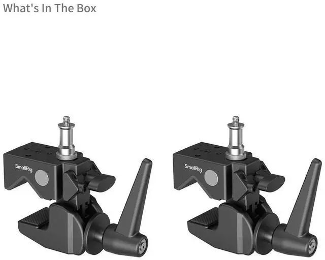 Alt view image 2 of 2 - SmallRig Crab-Shaped Super Clamp, 2-Pack