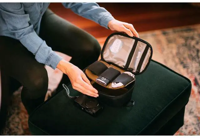 Alt view image 9 of 9 - nomatic mckinnon camera tech organizer- travel electronic organizer, camera cable pouch, charger case organizer