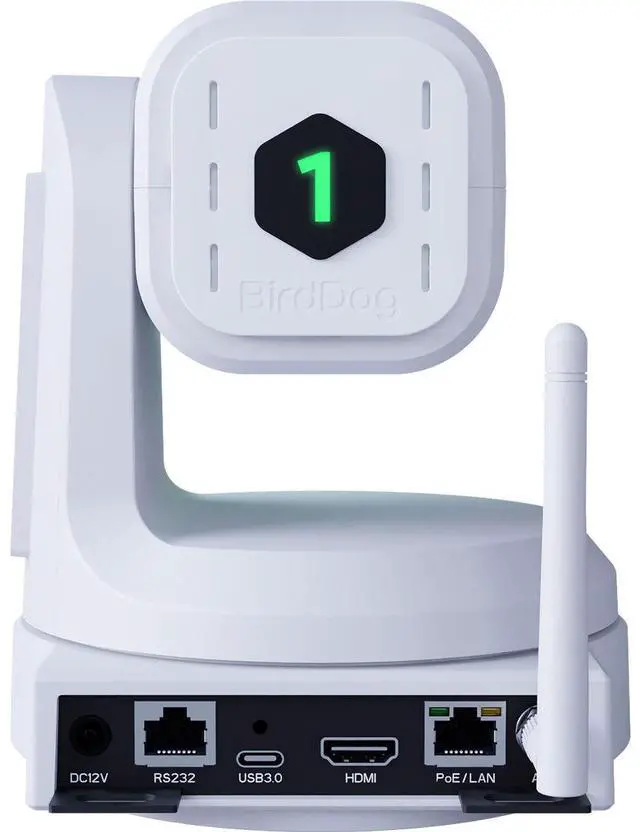 Alt view image 10 of 10 - BirdDog X1 Ultra PTZ Camera with 12x Zoom (White)