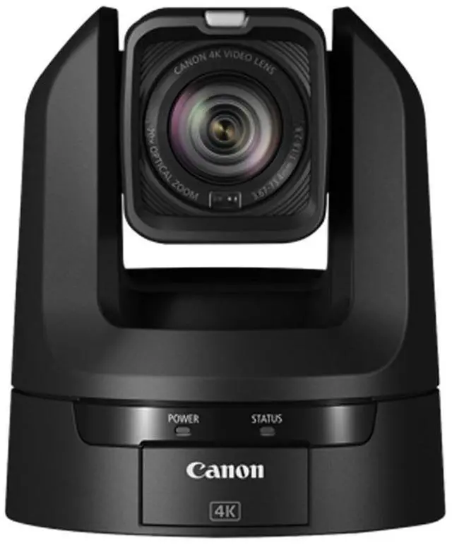 Alt view image 13 of 19 - Canon CR-N100 4K NDI PTZ Camera with 20x Zoom (Satin Black)