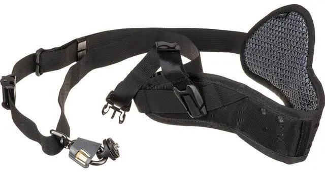 Main image of BlackRapid Double Breathe BK Left Side Harness Strap with FR-5 and Lockstar Connector