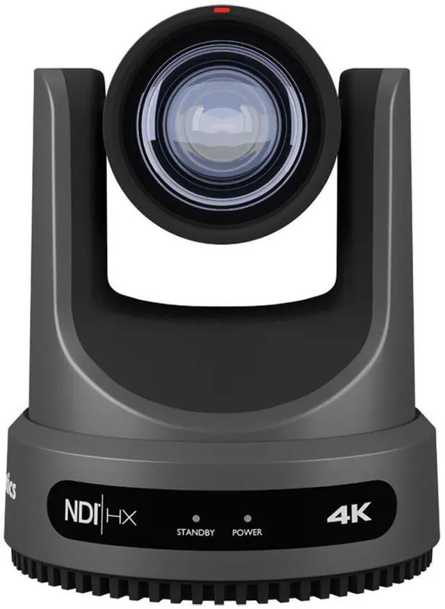 Alt view image 6 of 12 - PTZOptics Move 4K 12X Optical Zoom Camera (Gray)