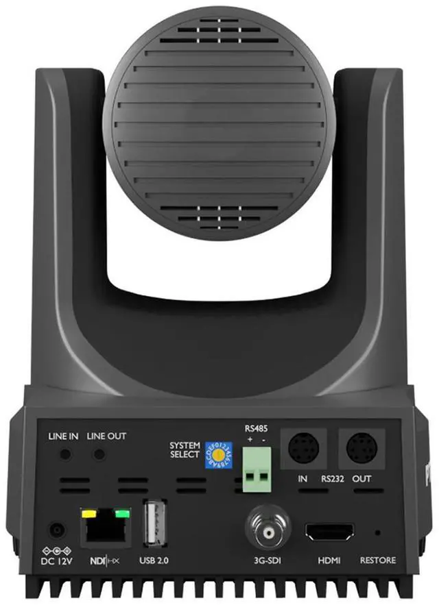 Alt view image 8 of 12 - PTZOptics Move 4K 12X Optical Zoom Camera (Gray)