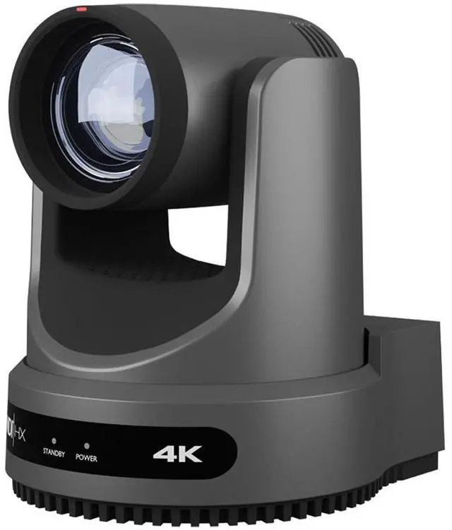 Alt view image 9 of 12 - PTZOptics Move 4K 12X Optical Zoom Camera (Gray)