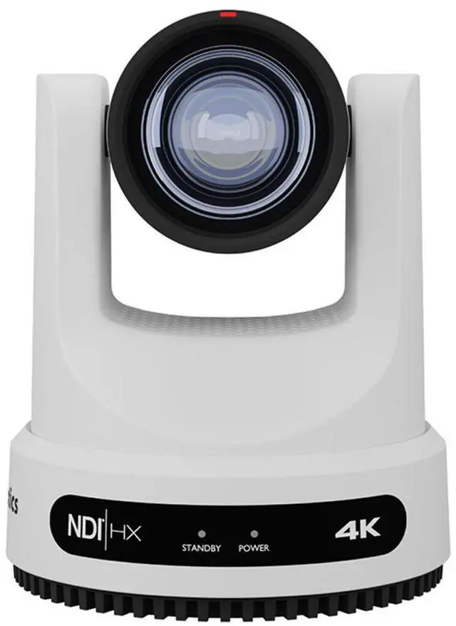 Alt view image 6 of 12 - PTZOptics Move 4K 12X Optical Zoom Camera (White)