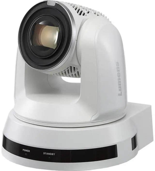 Alt view image 3 of 6 - Lumens VC-A61P 30x Optical Zoom 4K, IP PTZ Video Camera, White