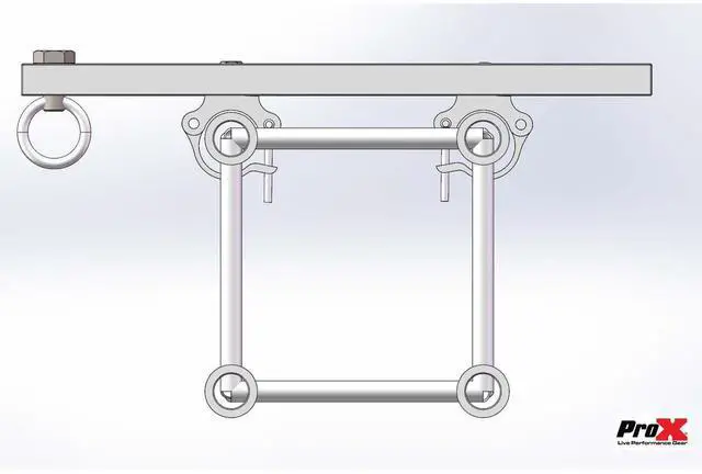 Alt view image 6 of 10 - ProX XT-TOPAPP Adjustable Top Panel Point for Video Wall Truss Hanging Points