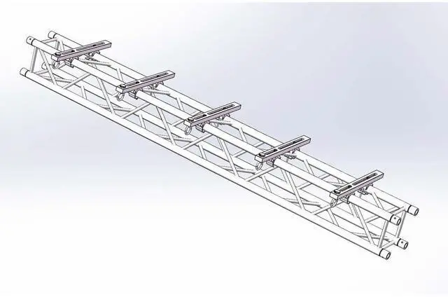 Alt view image 8 of 10 - ProX XT-TOPAPP Adjustable Top Panel Point for Video Wall Truss Hanging Points