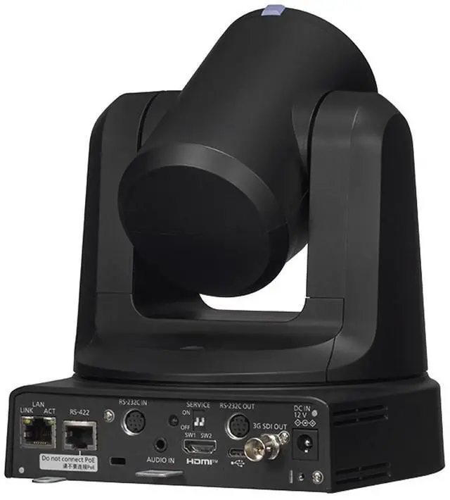 Alt view image 4 of 7 - Panasonic AW-UE20 4K PTZ Camera - 30P 3G-SDI/HDMI/IP/USB - 12x - Black