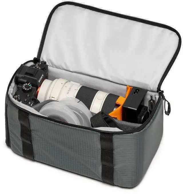 Alt view image 4 of 7 - Lowepro GearUp PRO 5L Large II Camera Box for Reflex & Mirrorless Cameras, Gray