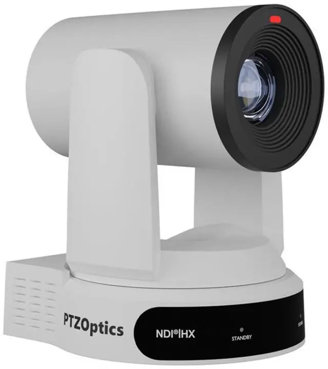 Alt view image 8 of 13 - PTZOptics Move 4K 30X Optical Zoom Camera (White)