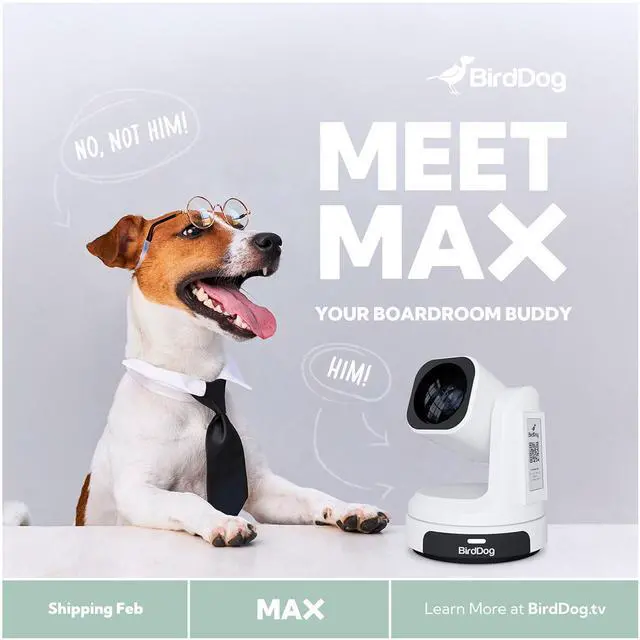 Alt view image 4 of 7 - BirdDog BirdDog Max 12X PTZ Camera (White)