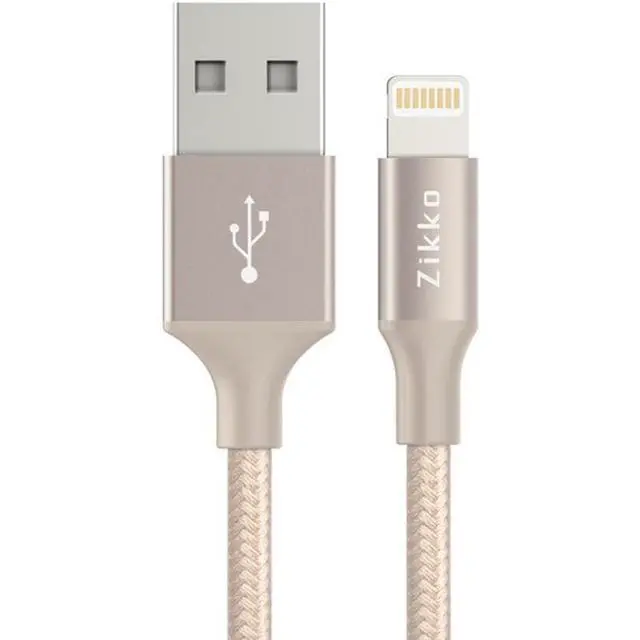 Alt view image 3 of 3 - LED Charge Protectin Lightning Cable - Silver