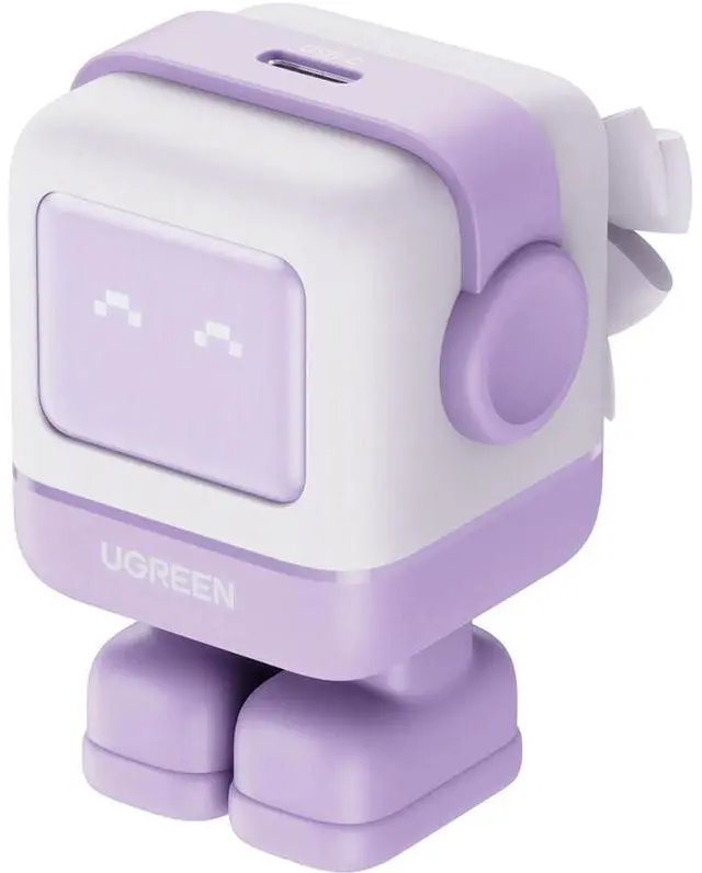 Alt view image 3 of 7 - UGREEN UGREEN Uno Robot 30W USB-C PD GaN Fast Charger