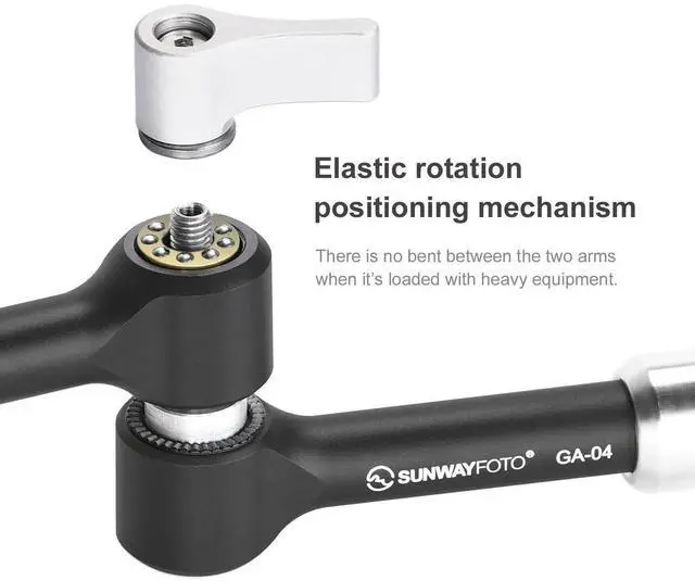 Alt view image 4 of 7 - SunwayFoto GA-04 High Locking Strength Magic Arm