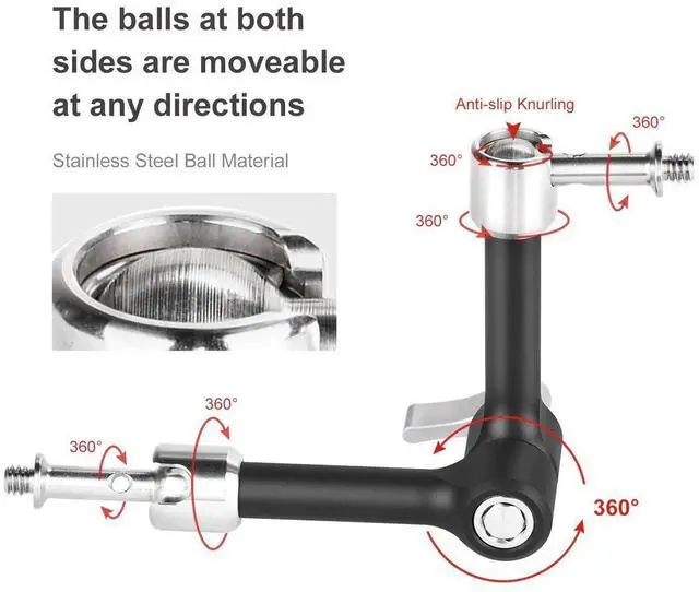 Alt view image 5 of 7 - SunwayFoto GA-04 High Locking Strength Magic Arm